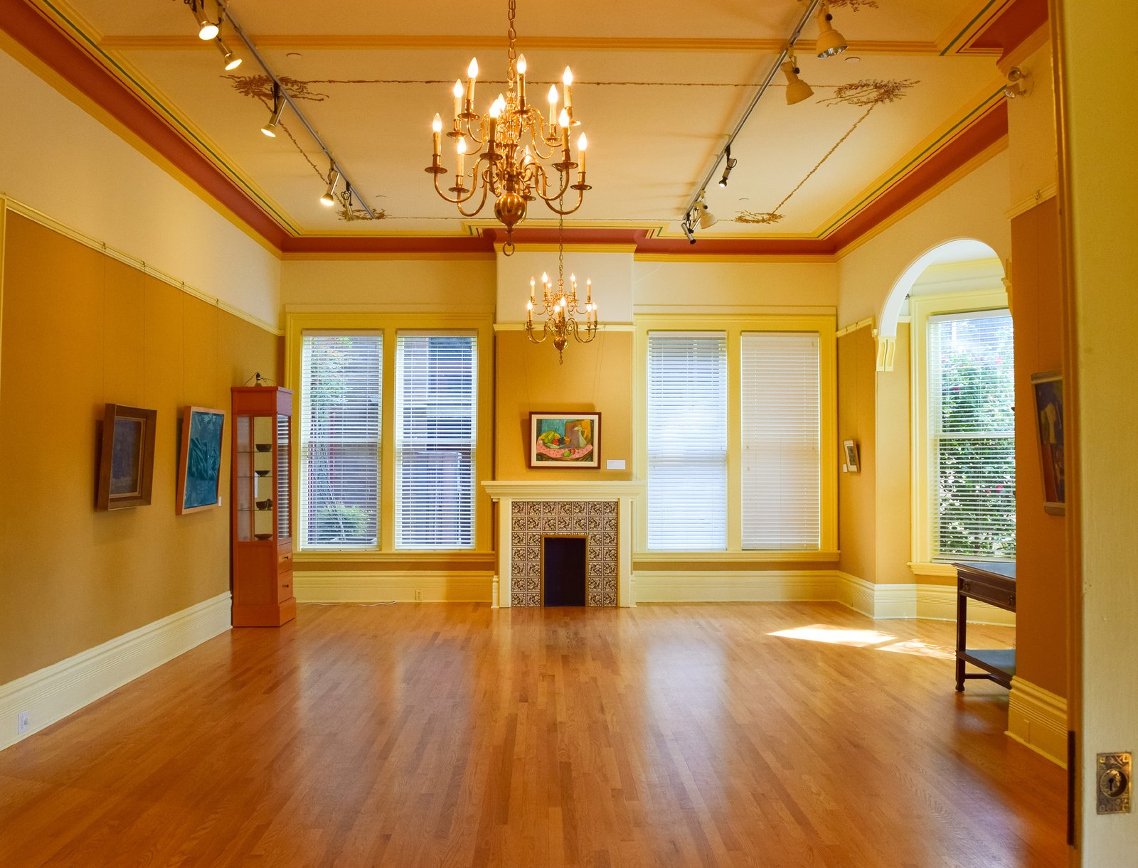 Renovated living room interior